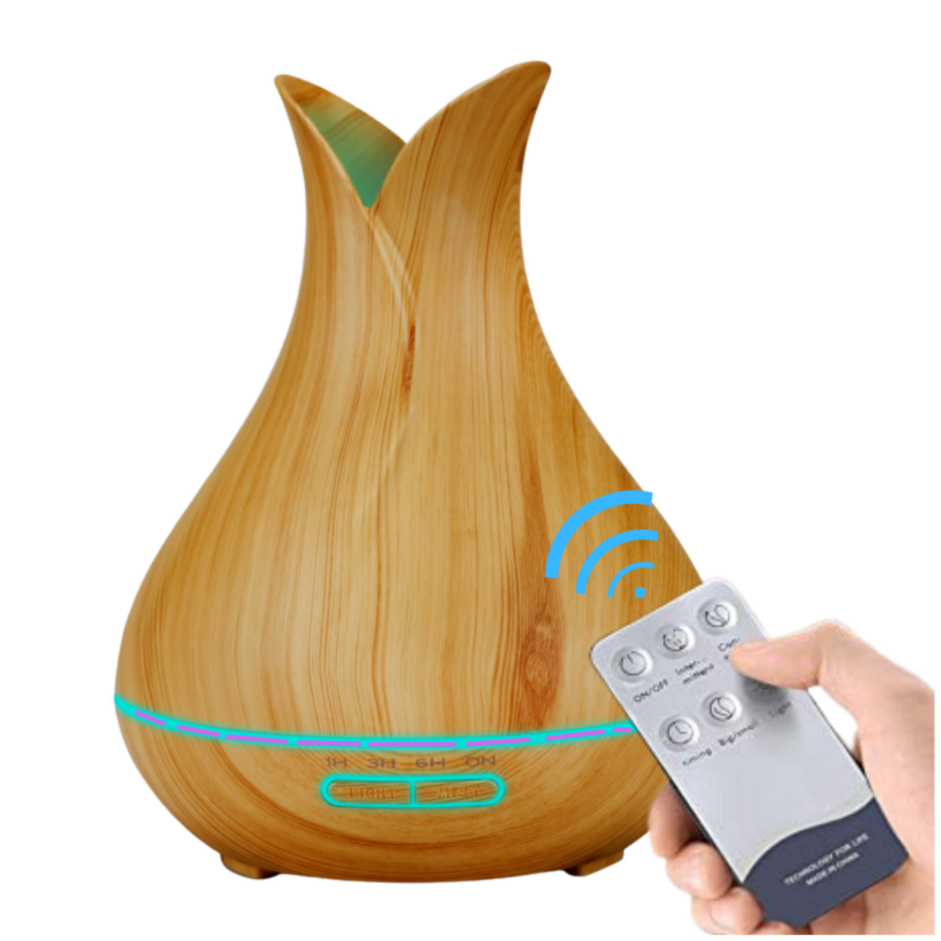 EU - 01 télécommande - Diffuseur'huiles essentielles, humidificateur