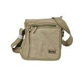 Sac Bandoulière Vintage Style Cartable en Toile — Unisexe Homme/Femme
