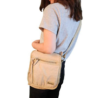 Sac Bandoulière Vintage Style Cartable en Toile — Unisexe Homme/Femme